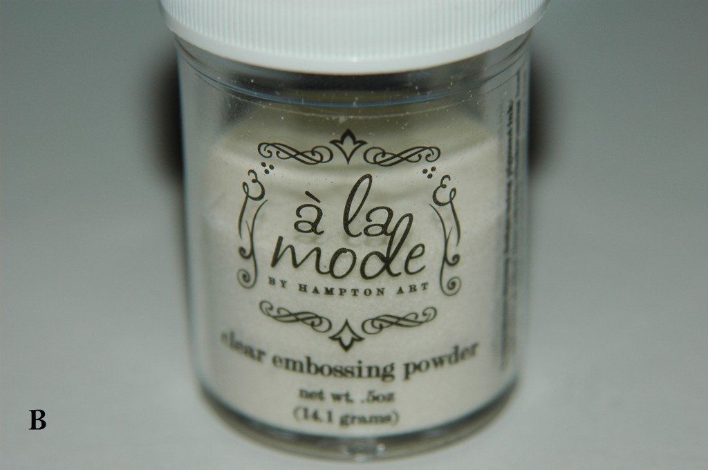 Embossing Powders A La Mode Clear Powder by Hampton Art